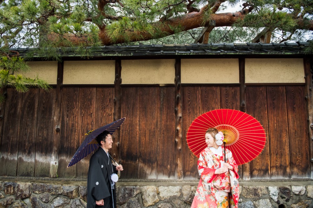 新婦様の振り返りショット