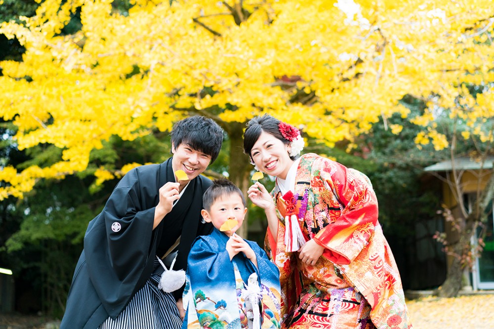 京都からお越しの親子3人組