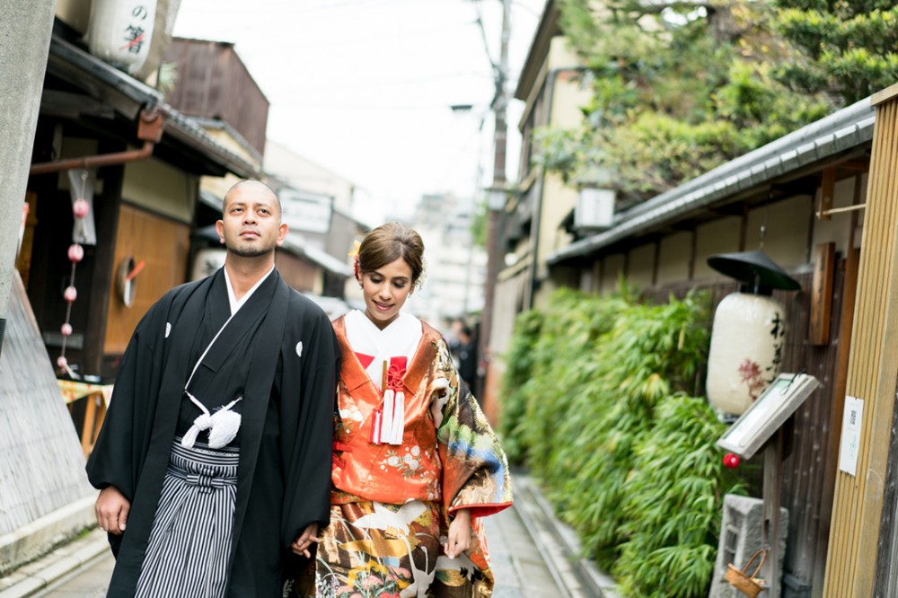 海外からお越しになった新郎新婦様