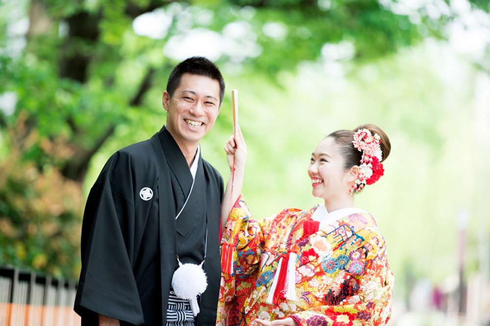 幸せな様子の新郎様