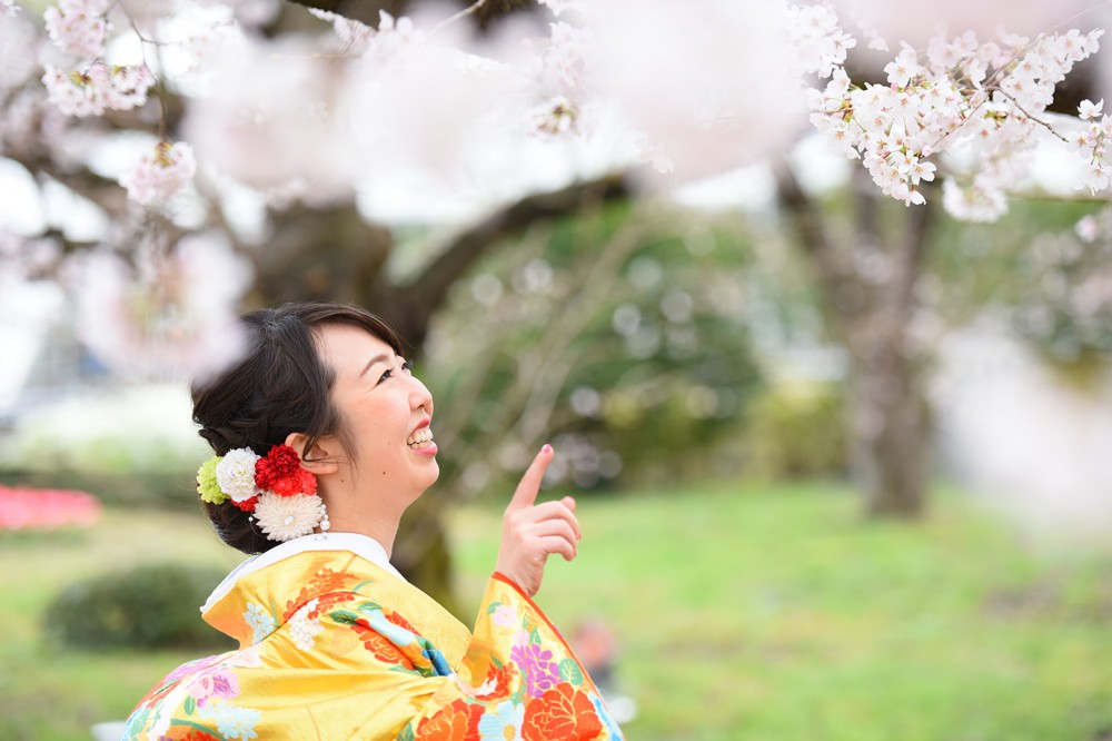 桜と花嫁