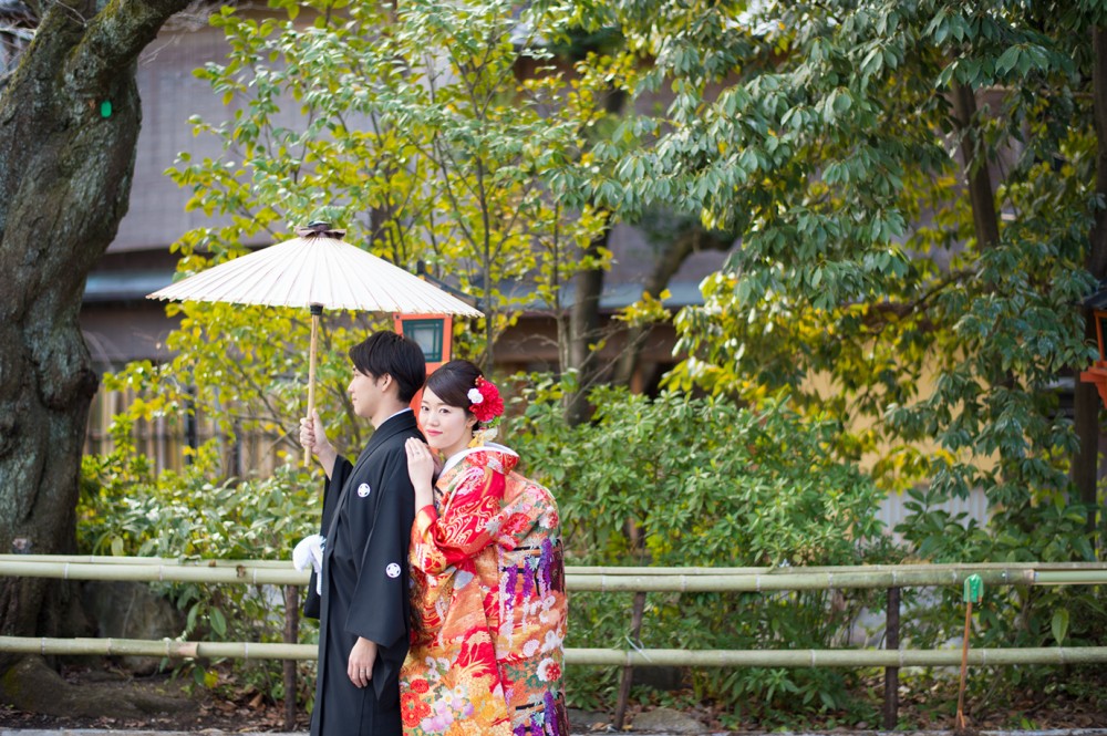 緑が綺麗な祇園
