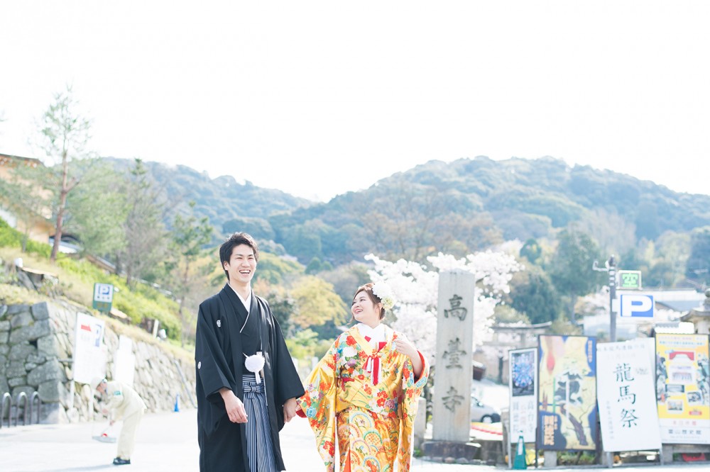高台寺付近でロケ撮影
