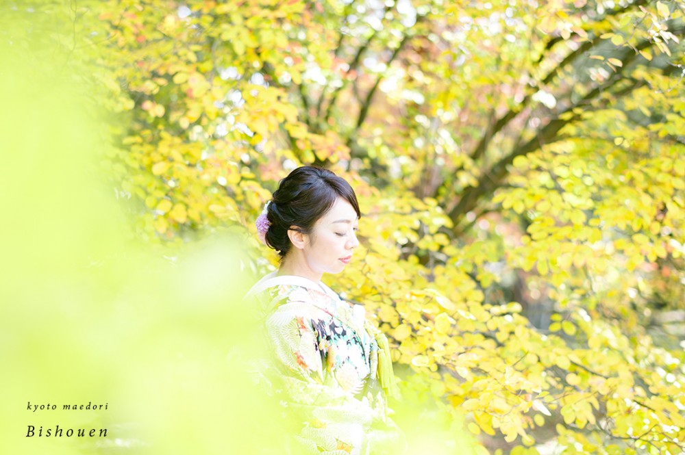 紅葉と花嫁