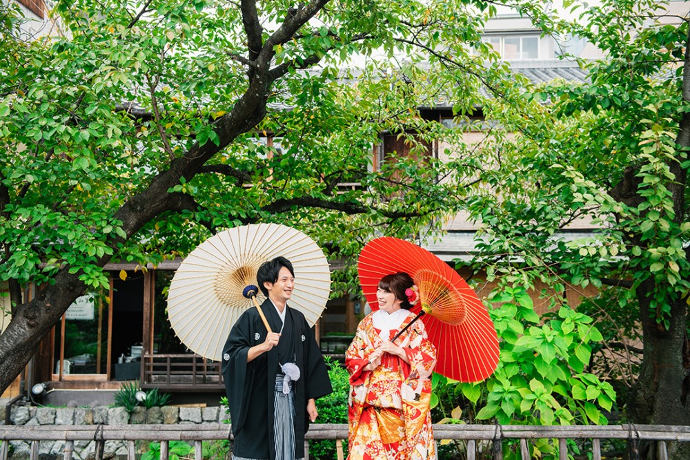 秋前の京都は祇園白川