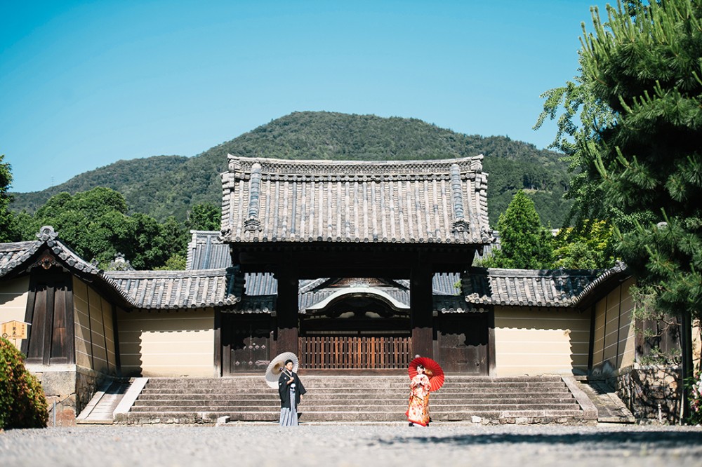 京都は随心院での和装の前撮り