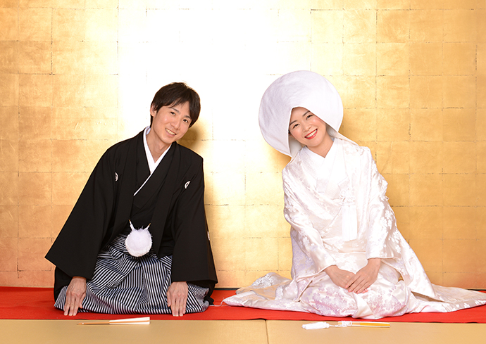 婚礼の正座シーン