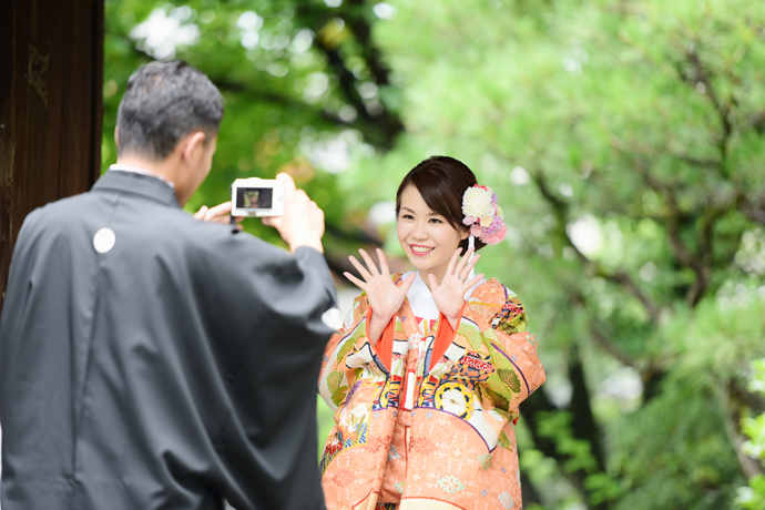 雨降りもフォトウエディング