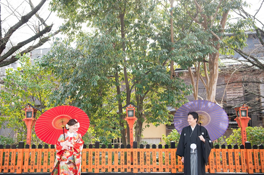 祇園白川にて撮影