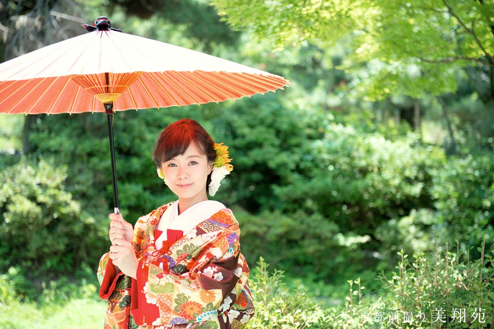 京都前撮り美翔苑のフォトウエディング写真